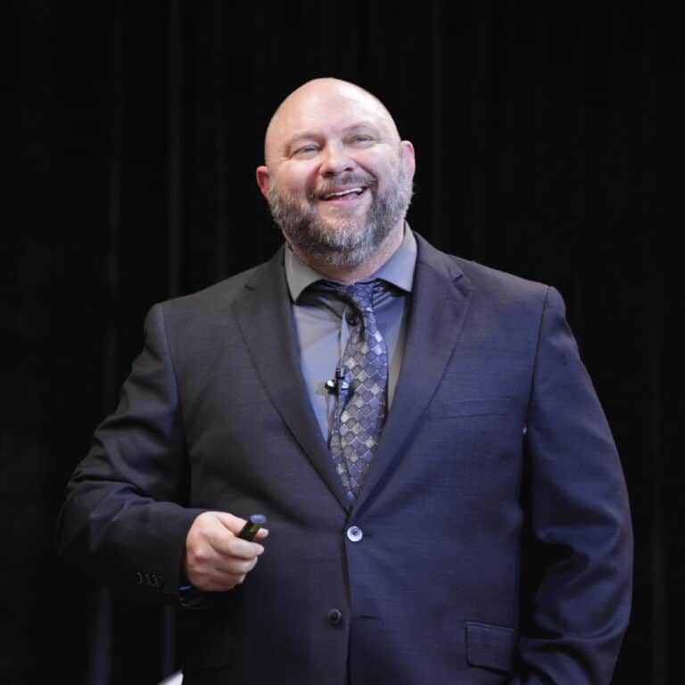 John Renken conducting a Sales Platoon training